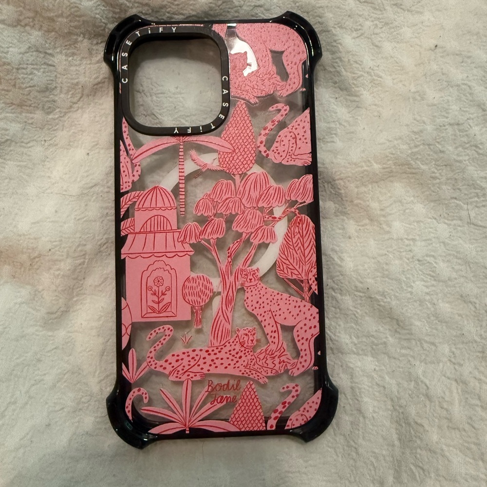 Casetify Pink Jungle Safari Phone Case